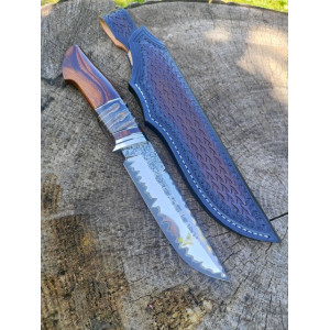 ГАРЯЧИЙ СНІГ ніж ручної роботи майстра студії MV Knify, сталь K390 в обкладках 95х18, 64 HRC. Photo 3